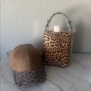 Leopard Print Mini Bag in Brown - Stylish Women's Mini Handbag